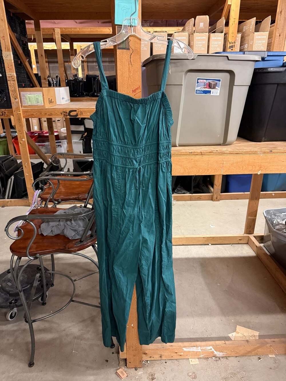 Universal Thread Jumpsuit XS Green Gauze